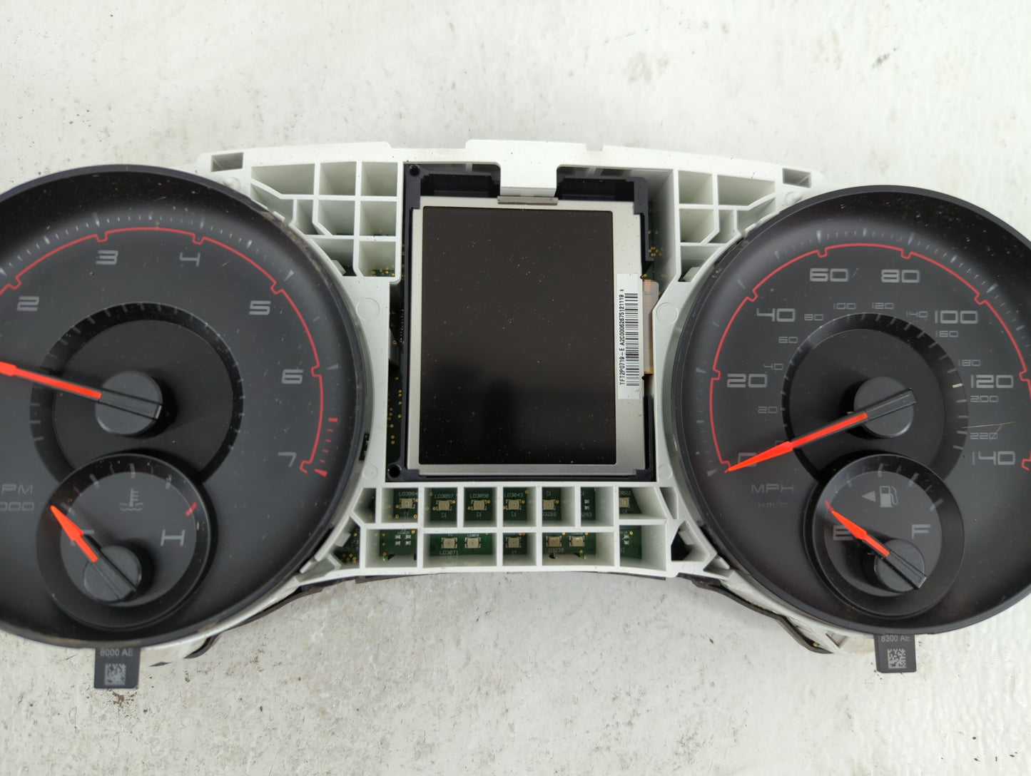 2013 Dodge Charger Instrument Cluster Speedometer Gauges P/N:P05091771AD P05091771AC Fits OEM Used Auto Parts - Oemusedautop