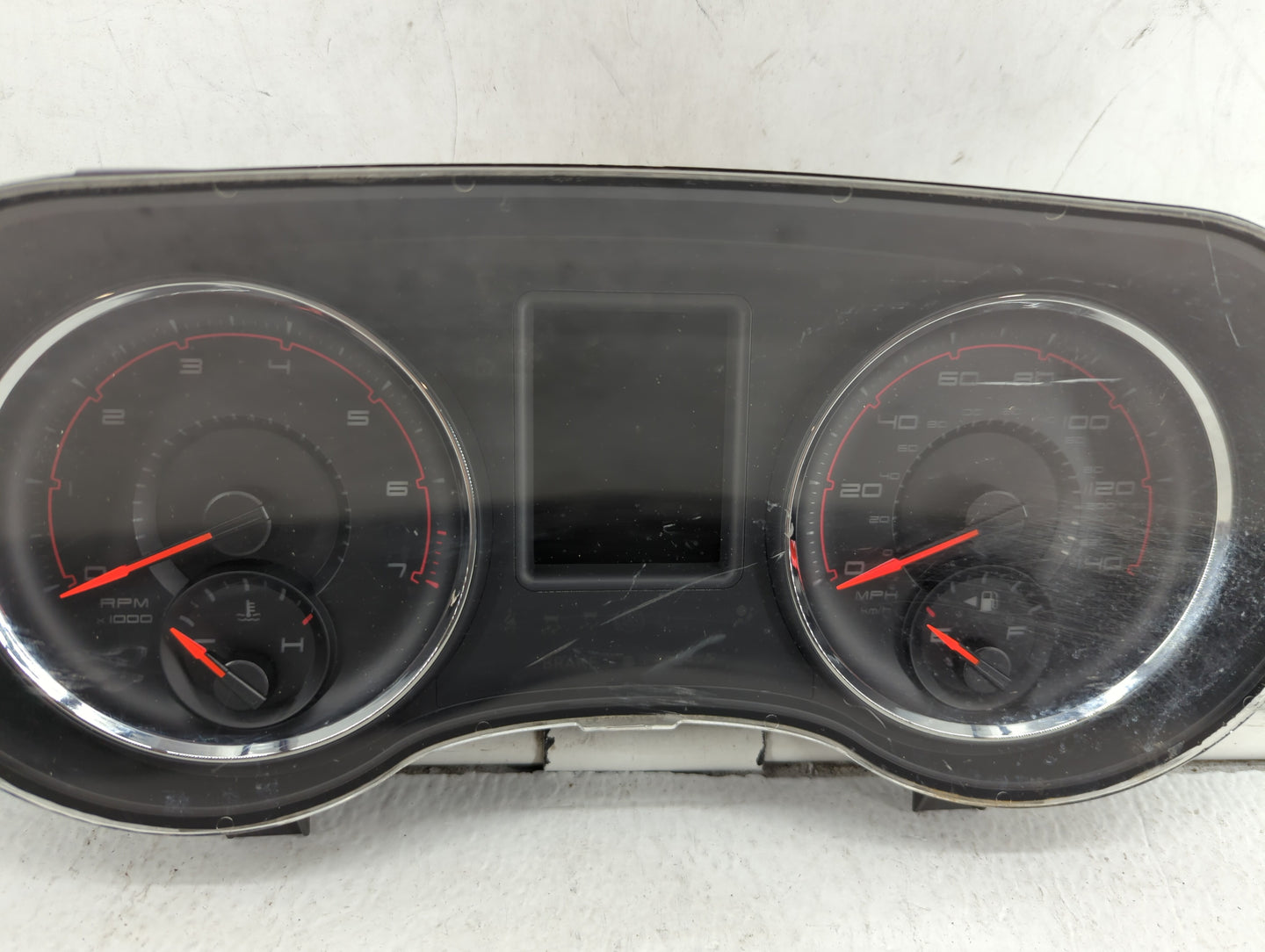 2013 Dodge Charger Instrument Cluster Speedometer Gauges P/N:P05091771AD P05091771AC Fits OEM Used Auto Parts - Oemusedautop