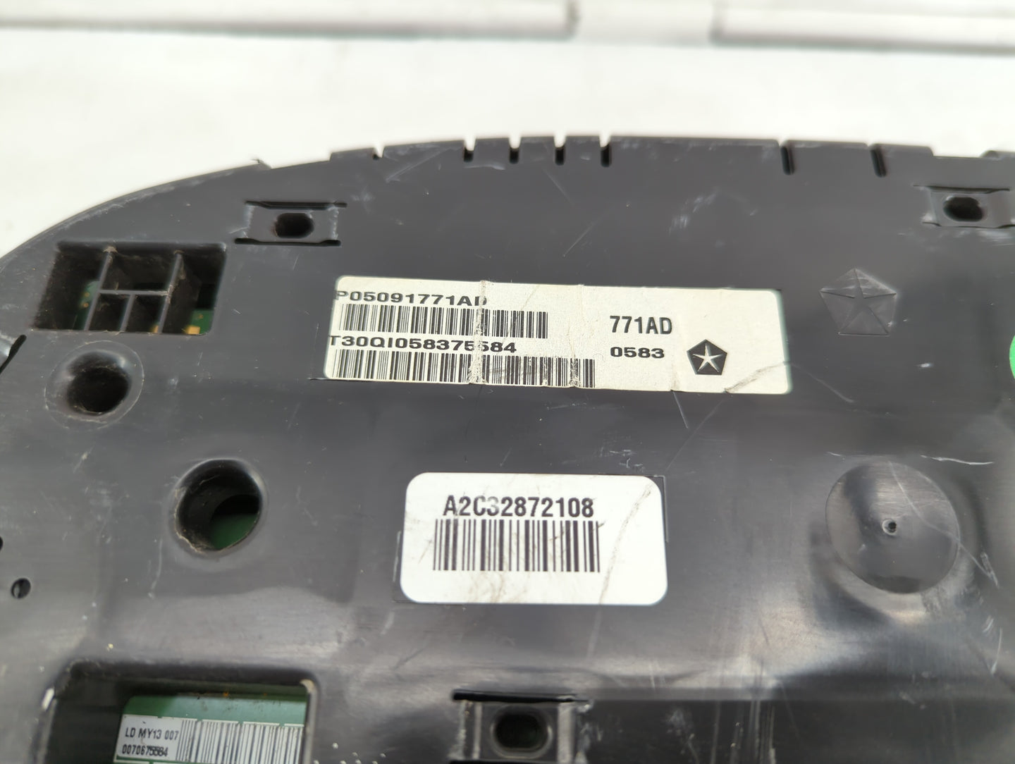 2013 Dodge Charger Instrument Cluster Speedometer Gauges P/N:P05091771AD P05091771AC Fits OEM Used Auto Parts - Oemusedautop
