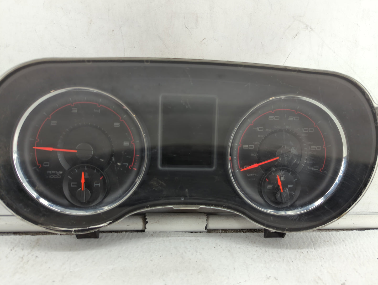 2013 Dodge Charger Instrument Cluster Speedometer Gauges P/N:P05091771AD P05091771AC Fits OEM Used Auto Parts - Oemusedautop