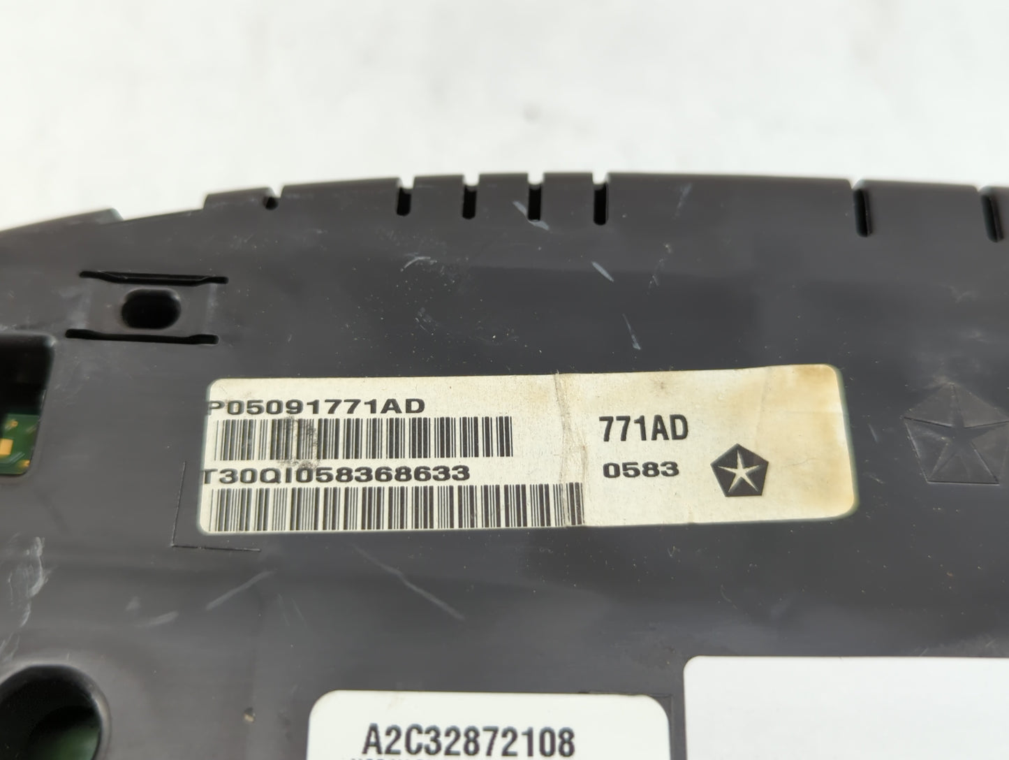 2013 Dodge Charger Instrument Cluster Speedometer Gauges P/N:P05091771AD P05091771AC Fits OEM Used Auto Parts - Oemusedautop
