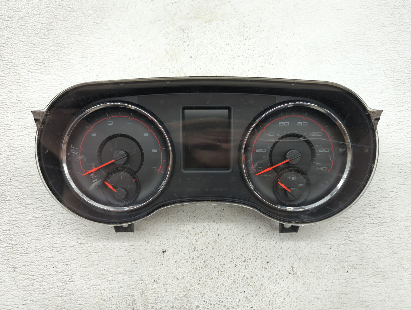2013 Dodge Charger Instrument Cluster Speedometer Gauges P/N:P05091771AD P05091771AC Fits OEM Used Auto Parts - Oemusedautop
