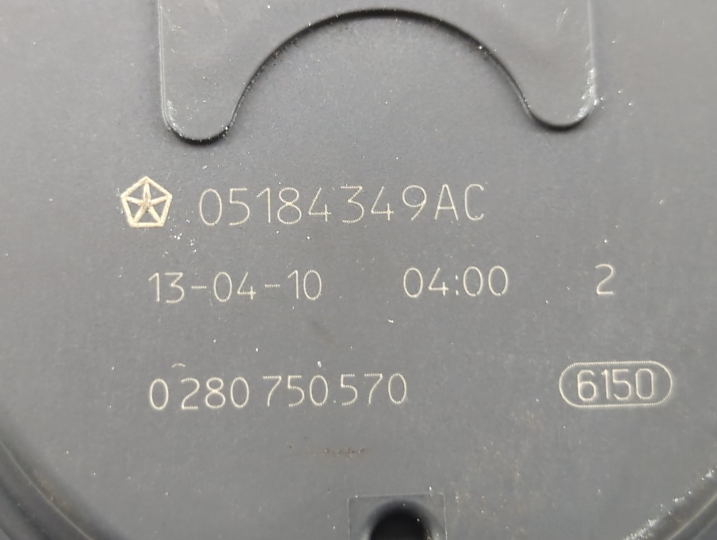 2011-2022 Dodge Charger Throttle Body P/N:05184349AE 05184349AC Fits OEM Used Auto Parts - Oemusedautoparts1.com