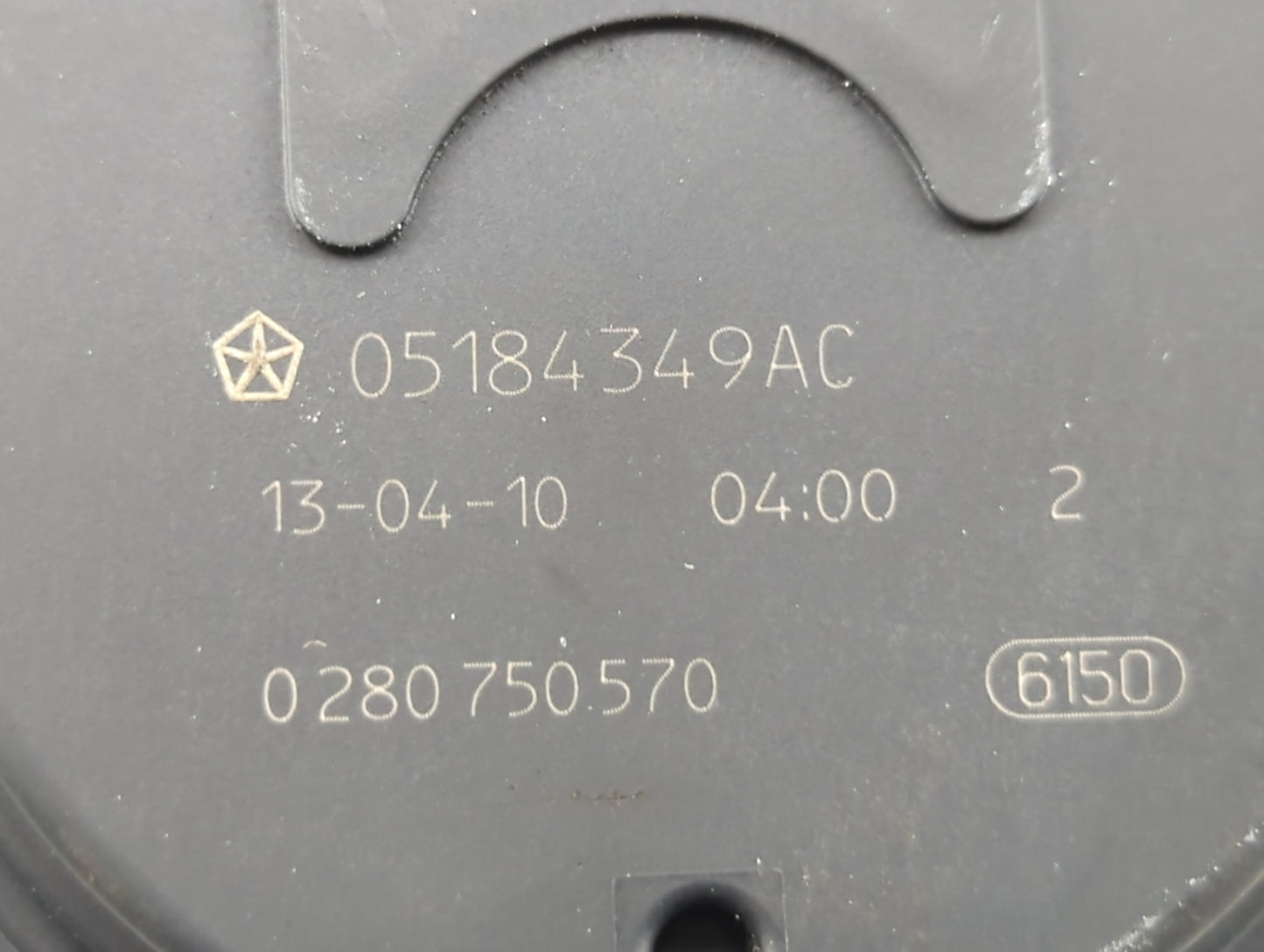 2011-2022 Dodge Charger Throttle Body P/N:05184349AE 05184349AC Fits OEM Used Auto Parts - Oemusedautoparts1.com