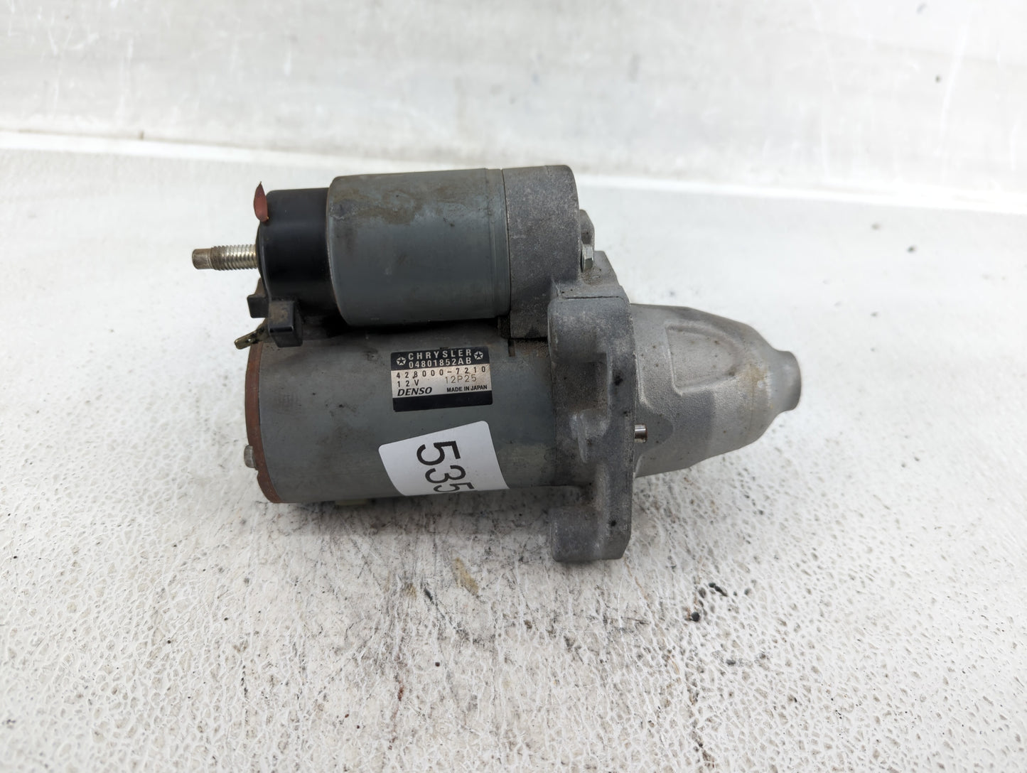 2011-2016 Dodge Charger Car Starter Motor Solenoid OEM P/N:428000-7210 04801852AB Fits Fits 2011 2012 2013 2014 2015 2016 OE
