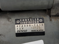 2011-2016 Dodge Charger Car Starter Motor Solenoid OEM P/N:428000-7210 04801852AB Fits Fits 2011 2012 2013 2014 2015 2016 OE