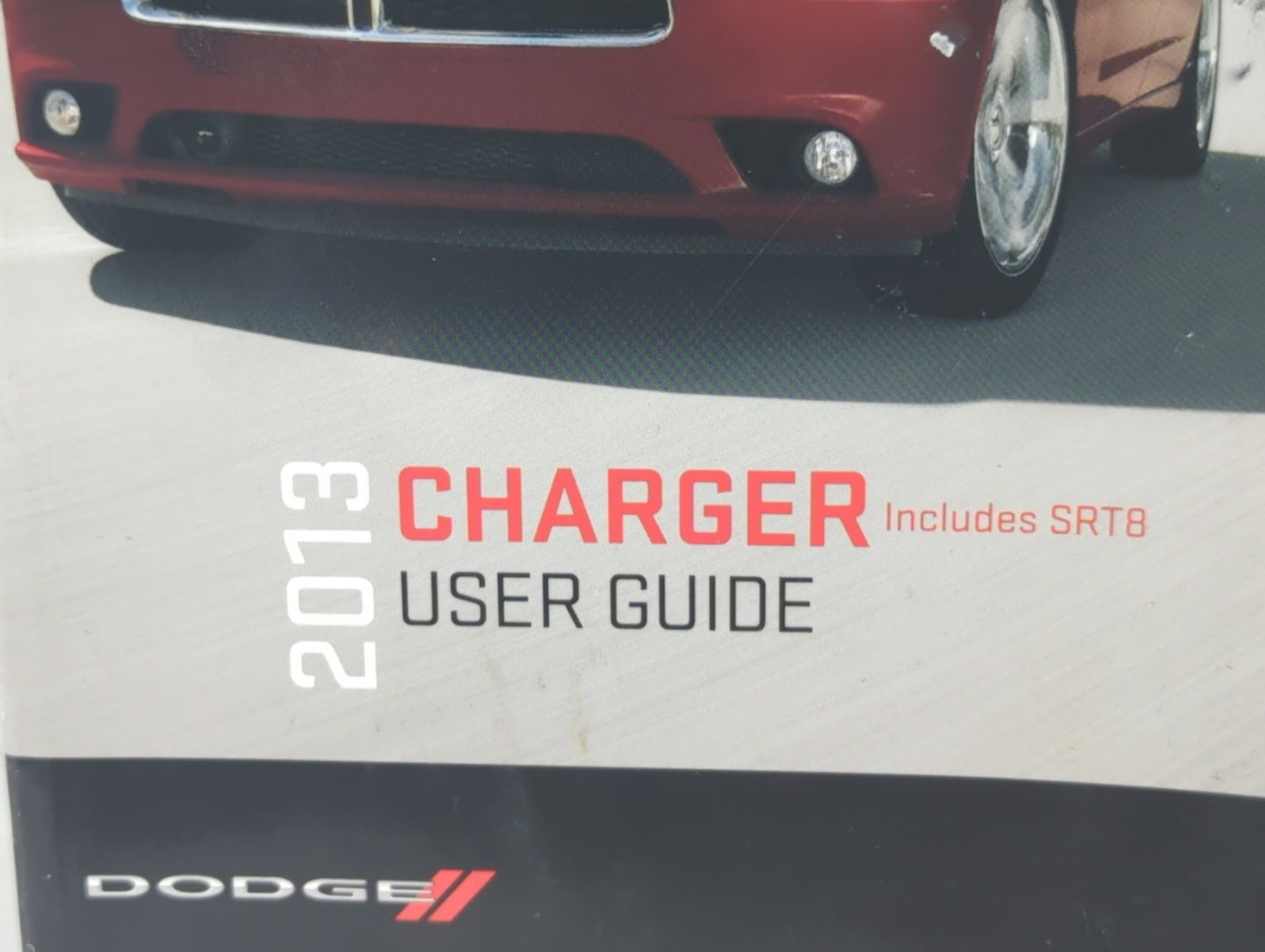 2013 Dodge Charger Owners Manual Book Guide P/N:13D481-926-AA OEM Used Auto Parts - Oemusedautoparts1.com