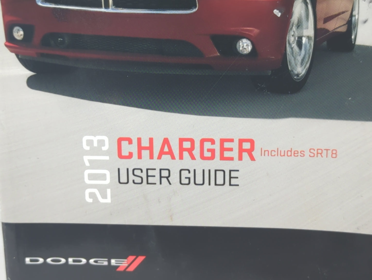 2013 Dodge Charger Owners Manual Book Guide P/N:13D481-926-AA OEM Used Auto Parts - Oemusedautoparts1.com