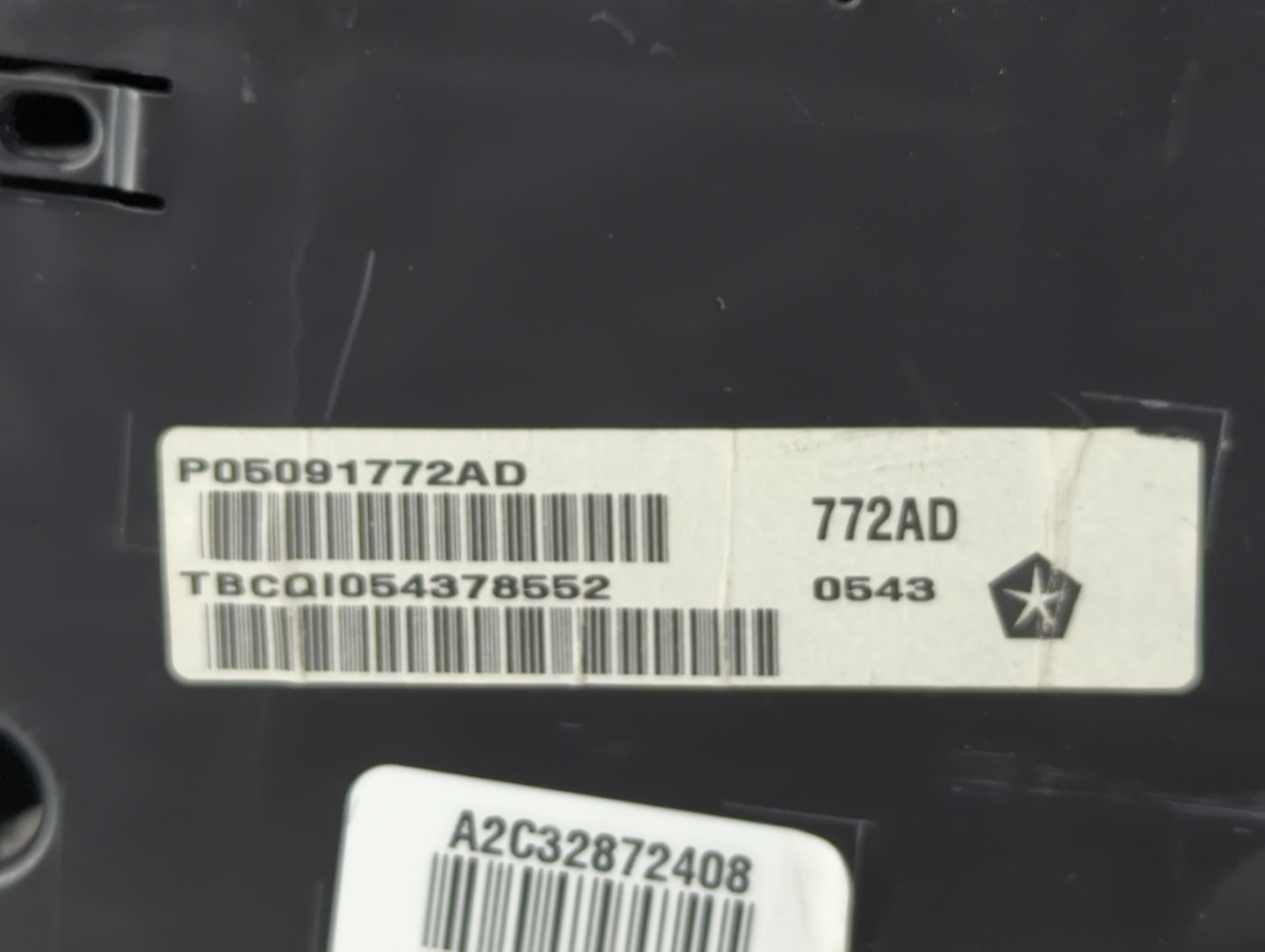 2013 Dodge Charger Instrument Cluster Speedometer Gauges P/N:772AD P05091772AD Fits OEM Used Auto Parts - Oemusedautoparts1.