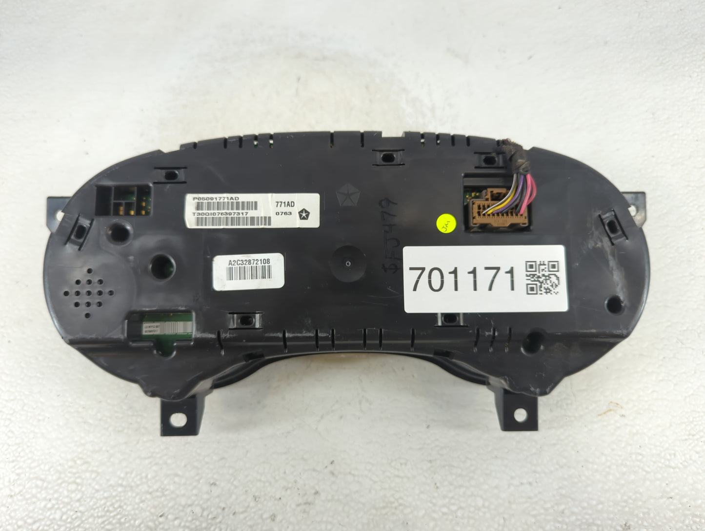 2013 Dodge Charger Instrument Cluster Speedometer Gauges P/N:P05091771AD Fits OEM Used Auto Parts - Oemusedautoparts1.com
