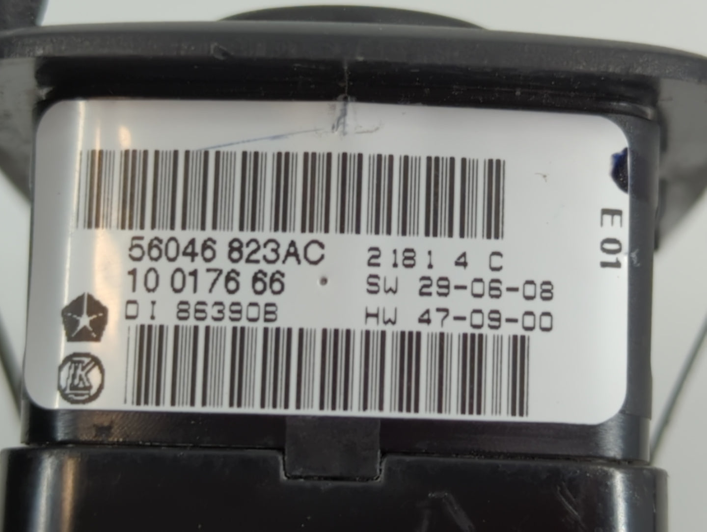 2011-2014 Dodge Charger Master Power Window Switch Replacement Driver Side Left P/N:56046823AC Fits OEM Used Auto Parts - Oe
