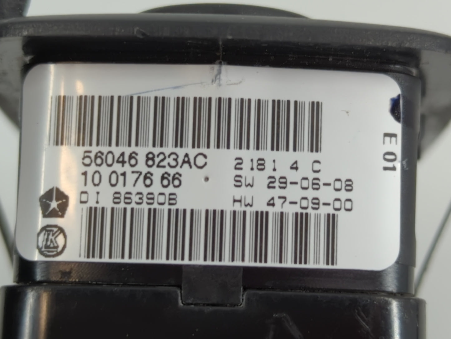 2011-2014 Dodge Charger Master Power Window Switch Replacement Driver Side Left P/N:56046823AC Fits OEM Used Auto Parts - Oe