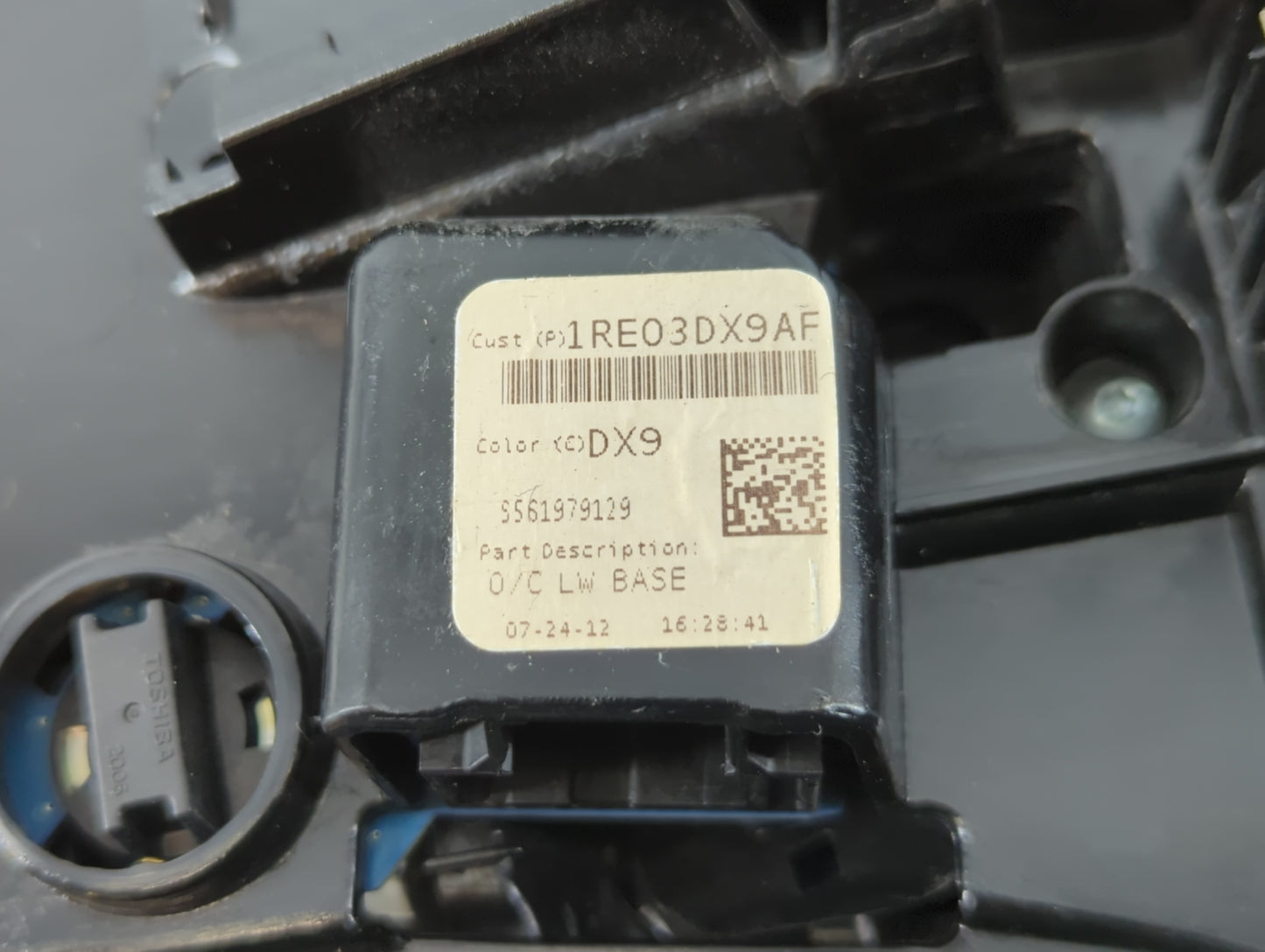 2011-2014 Dodge Charger Overhead Roof Console 738755 - Oemusedautoparts1.com