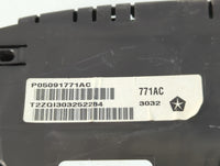 2013 Dodge Charger Instrument Cluster Speedometer Gauges P/N:P05091771AC Fits OEM Used Auto Parts - Oemusedautoparts1.com