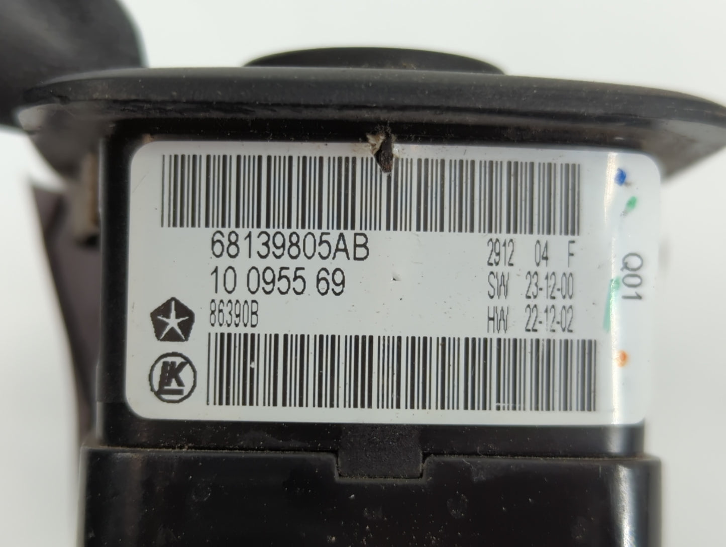 2011-2014 Dodge Charger Master Power Window Switch Replacement Driver Side Left P/N:68139805AB Fits OEM Used Auto Parts - Oe