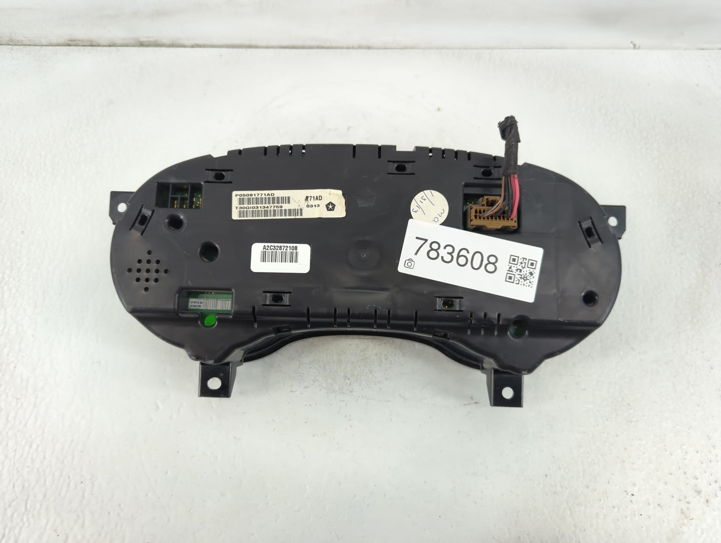 2013 Dodge Charger Instrument Cluster Speedometer Gauges P/N:P05091771AD Fits OEM Used Auto Parts - Oemusedautoparts1.com
