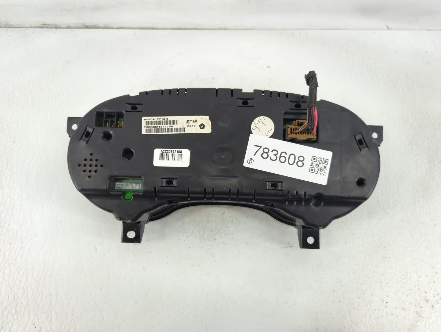 2013 Dodge Charger Instrument Cluster Speedometer Gauges P/N:P05091771AD Fits OEM Used Auto Parts - Oemusedautoparts1.com