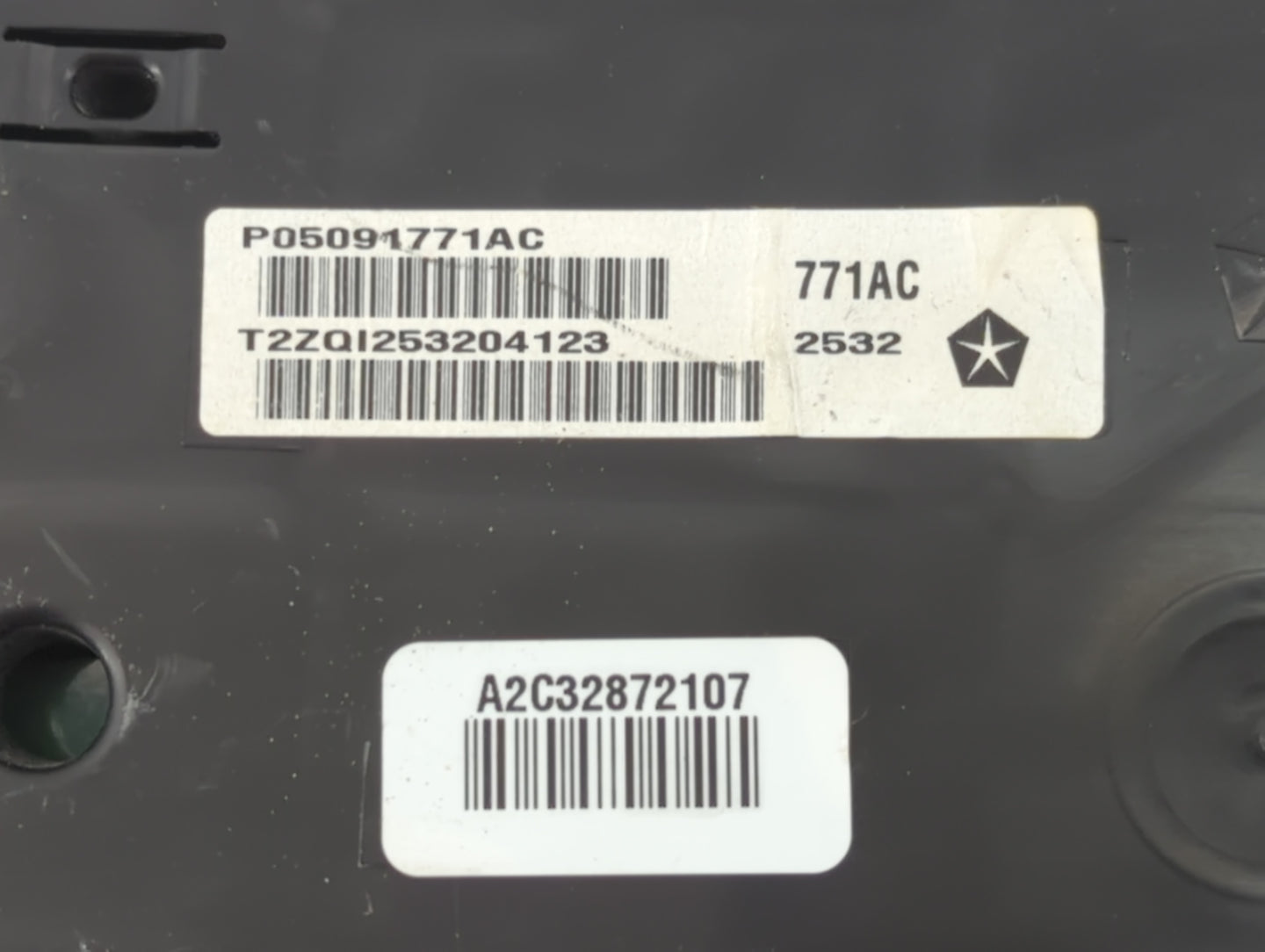 2013 Dodge Charger Instrument Cluster Speedometer Gauges P/N:P05091771AC Fits OEM Used Auto Parts - Oemusedautoparts1.com