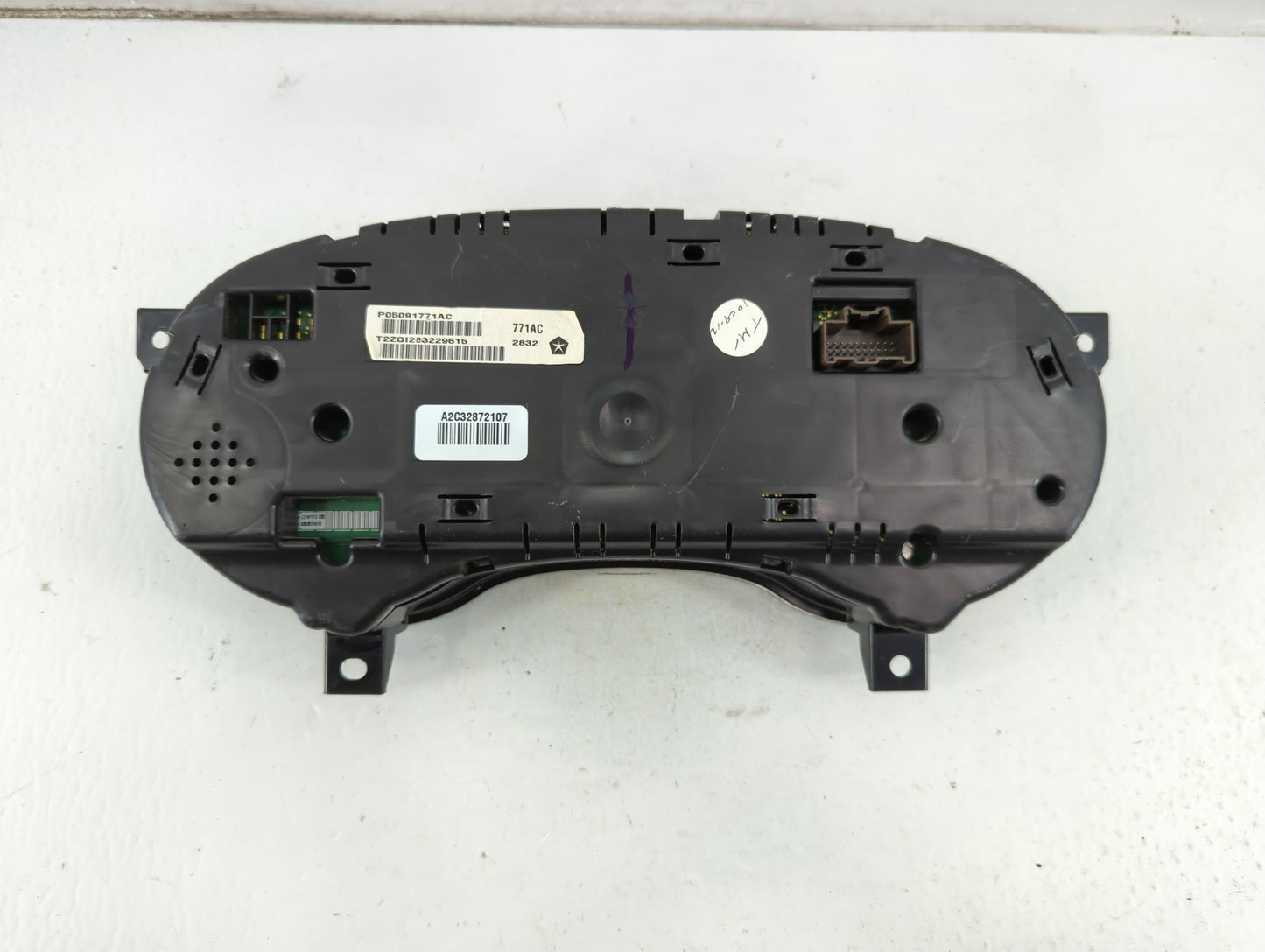 2013 Dodge Charger Instrument Cluster Speedometer Gauges P/N:P05091771AC Fits OEM Used Auto Parts - Oemusedautoparts1.com