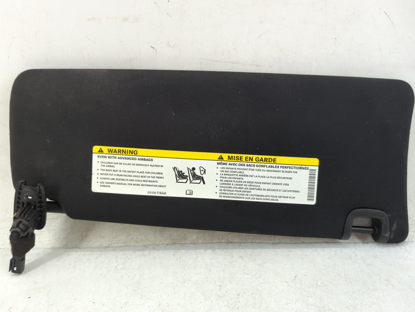 2013-2014 Dodge Dart Sun Visor Shade Replacement Driver Left Mirror Fits Fits 2013 2014 OEM Used Auto Parts - Oemusedautopar