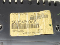2013 Dodge Dart Instrument Cluster Speedometer Gauges P/N:56054660AB Miles:138K Fits OEM Used Auto Parts - Oemusedautoparts1