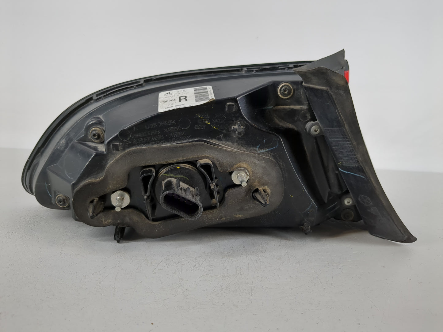2013-2016 Dodge Dart Tail Light Assembly Passenger Right OEM P/N:68081394AC Fits Fits 2013 2014 2015 2016 OEM Used Auto Part