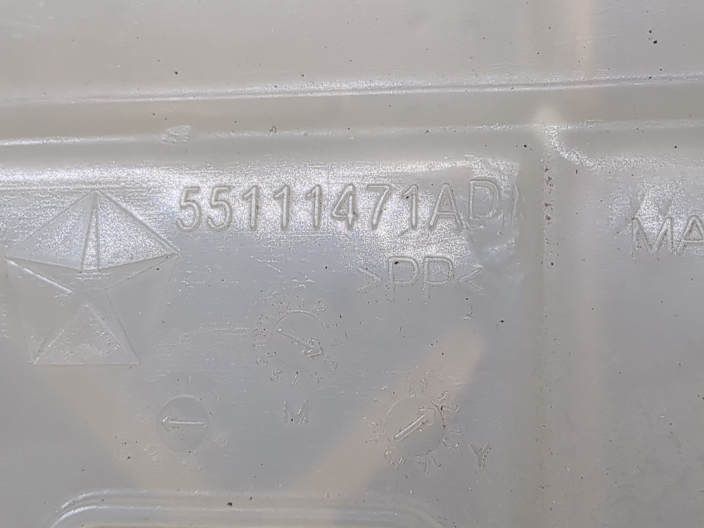 2013-2016 Dodge Dart Radiator Coolant Overflow Expansion Tank Bottle 1126858 - Oemusedautoparts1.com