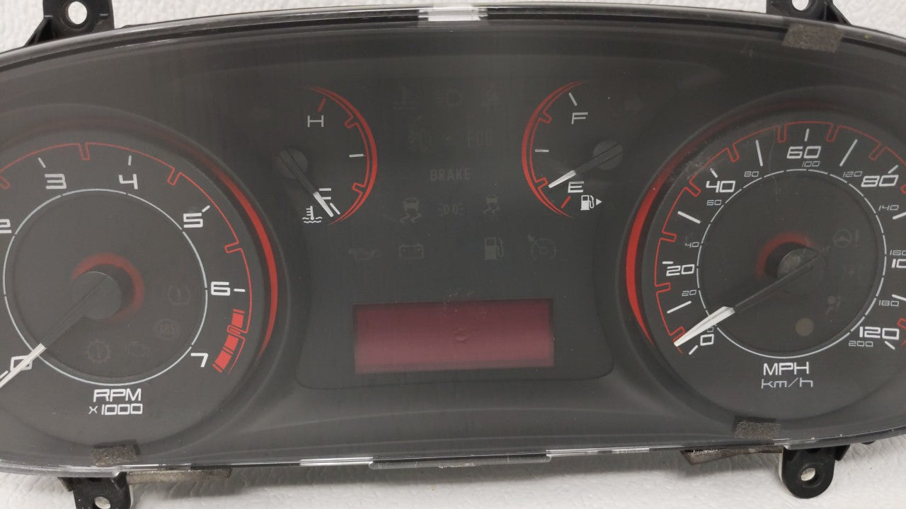 2013 Dodge Dart Instrument Cluster Speedometer Gauges P/N:05091892AE 05091892AC Fits OEM Used Auto Parts - Oemusedautoparts1