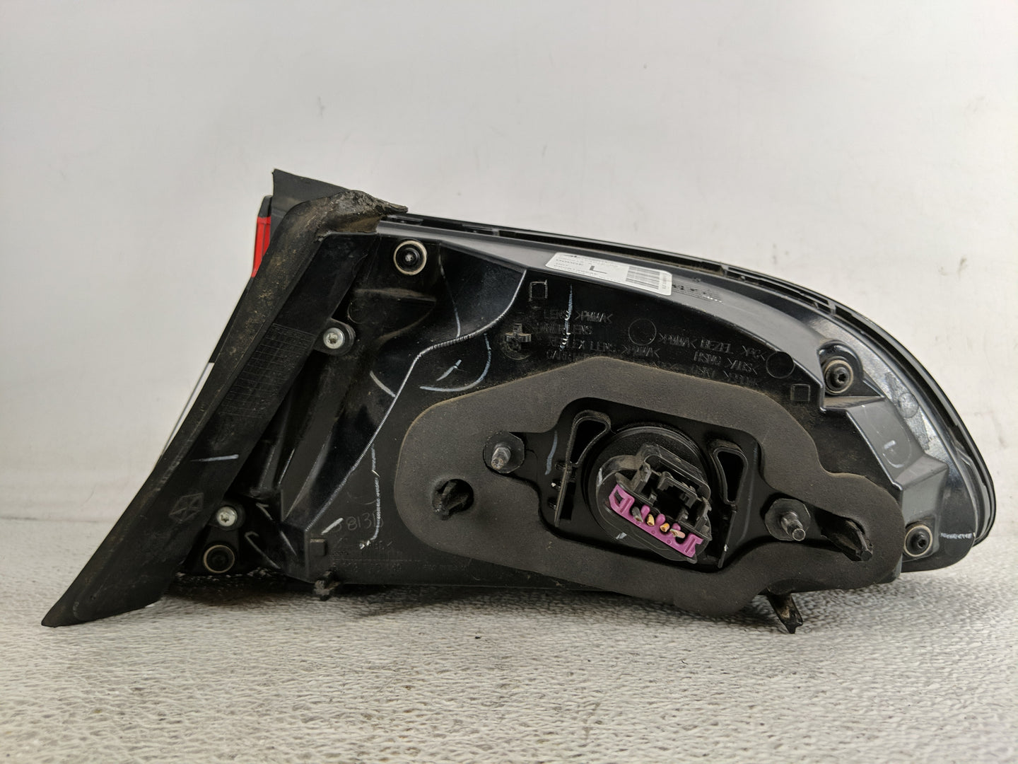 2013-2016 Dodge Dart Tail Light Assembly Driver Left OEM P/N:68081395AE Fits Fits 2013 2014 2015 2016 OEM Used Auto Parts - 
