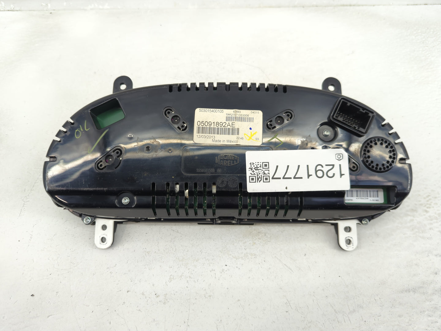 2013 Dodge Dart Instrument Cluster Speedometer Gauges P/N:05091892AE Fits OEM Used Auto Parts - Oemusedautoparts1.com