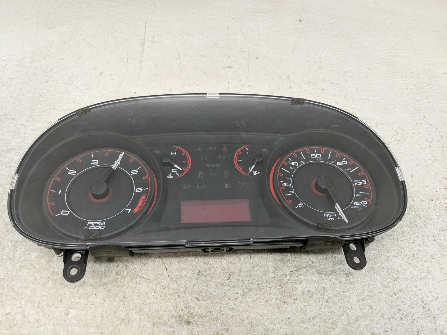 2013 Dodge Dart Instrument Cluster Speedometer Gauges P/N:05091892AE Fits OEM Used Auto Parts - Oemusedautoparts1.com