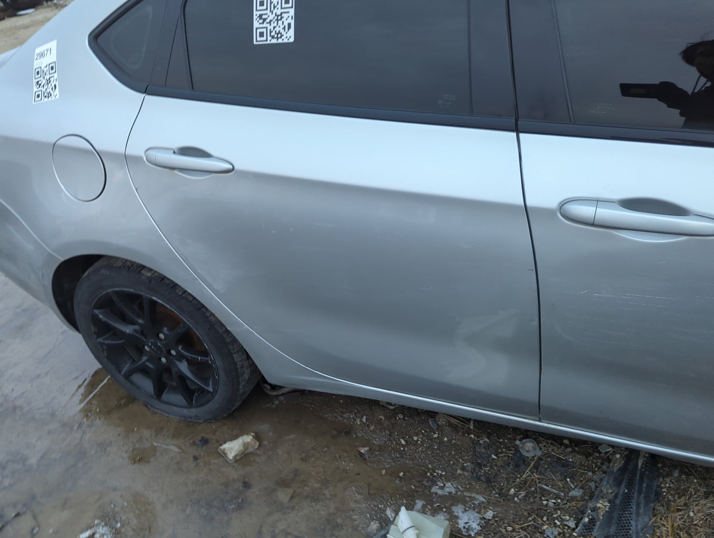 2013-2016 Dodge Dart Passenger Rear Door Oem 1306390 - Oemusedautoparts1.com