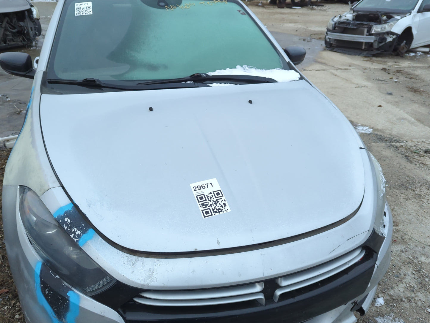 2013-2016 Dodge Dart Hood Oem 1306469 - Oemusedautoparts1.com