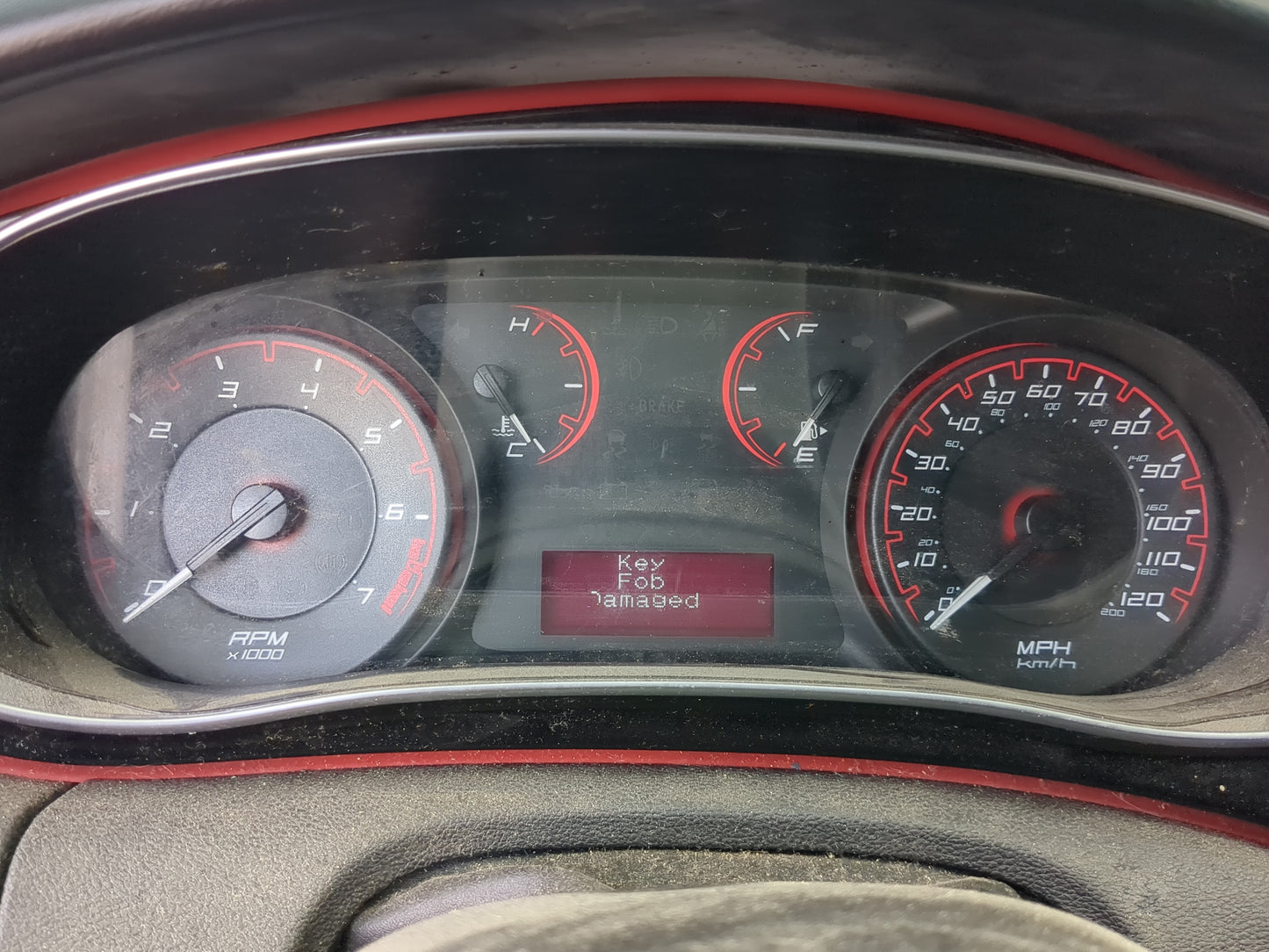 2013 Dodge Dart Instrument Cluster Speedometer Gauges Miles:120K Fits OEM Used Auto Parts - Oemusedautoparts1.com