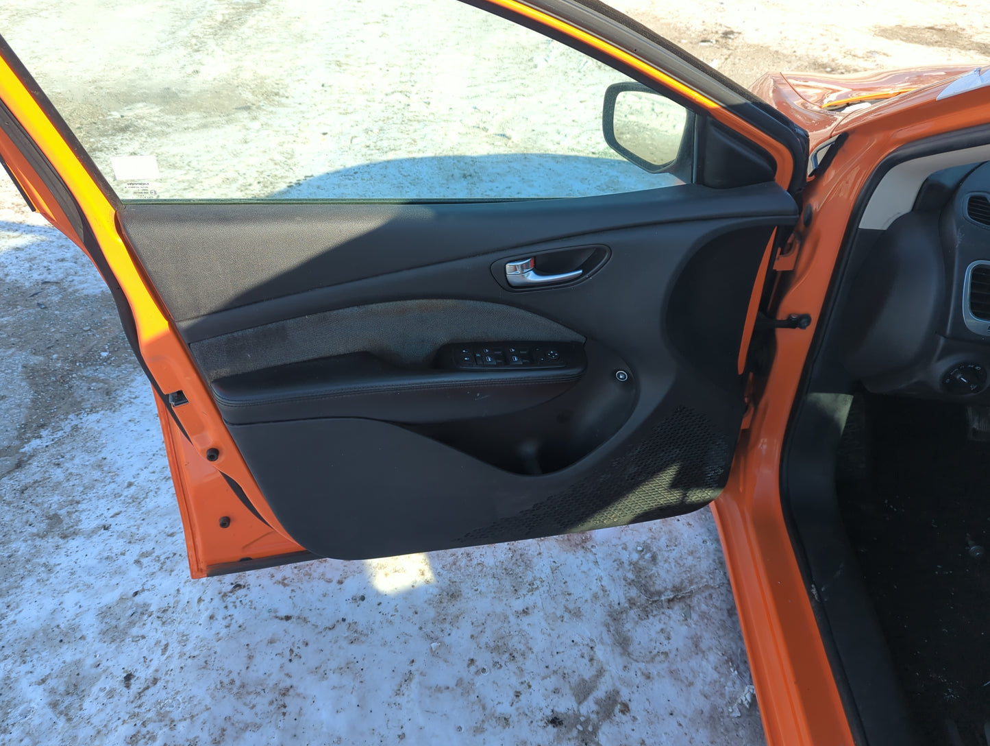 2013 Dodge Dart Front Left Driver Interior Door Panel Trim 1322312 - Oemusedautoparts1.com