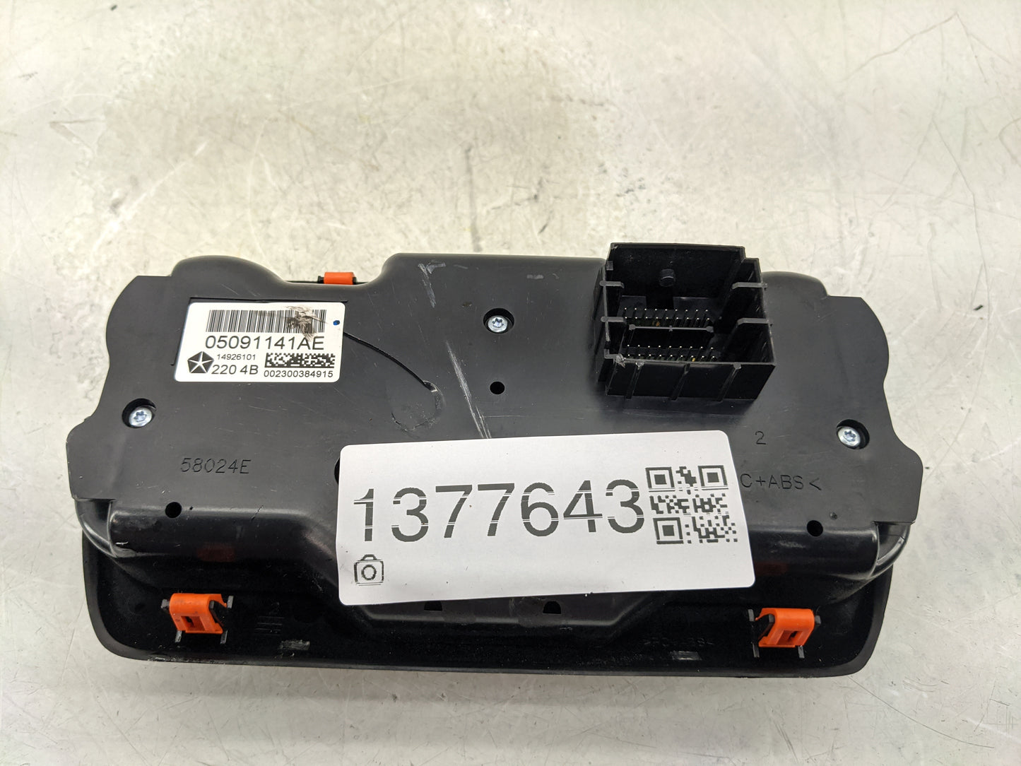 2013-2016 Dodge Dart Climate Control Module Temperature AC/Heater Replacement P/N:05091141AE Fits Fits 2013 2014 2015 2016 O