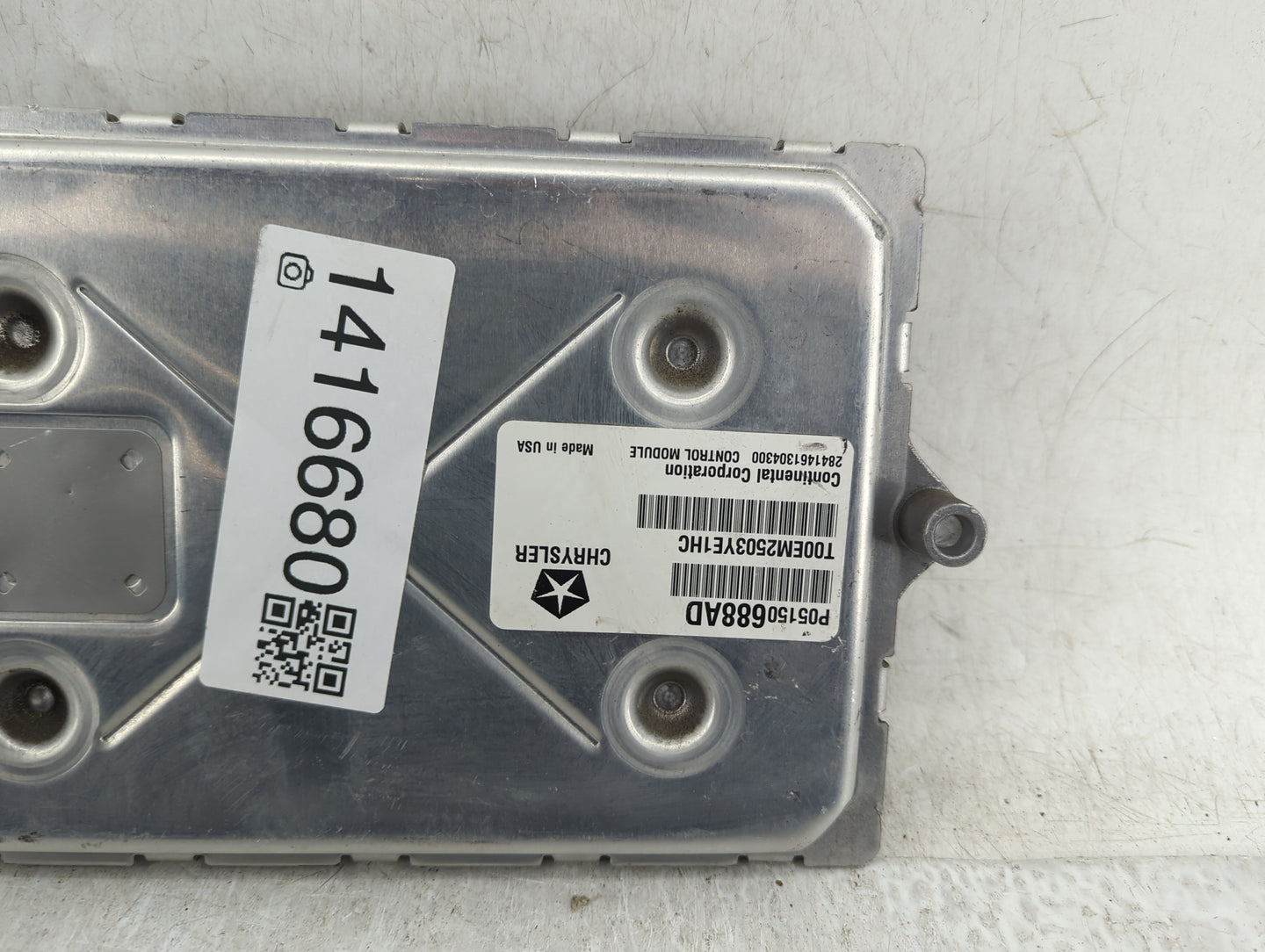 2013 Dodge Dart PCM Engine Control Computer ECU ECM PCU OEM P/N:P05150688AD Fits OEM Used Auto Parts - Oemusedautoparts1.com
