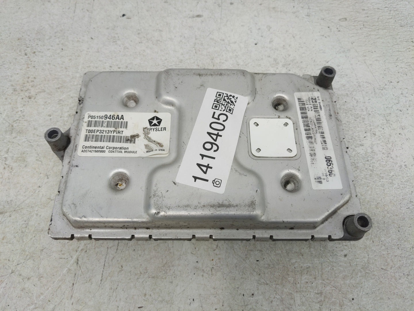 2013 Dodge Dart PCM Engine Control Computer ECU ECM PCU OEM P/N:P05150946AA Fits OEM Used Auto Parts - Oemusedautoparts1.com