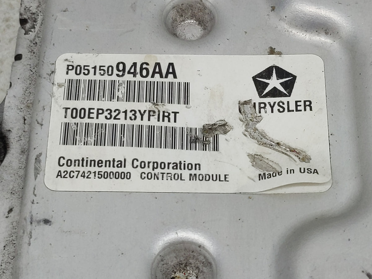 2013 Dodge Dart PCM Engine Control Computer ECU ECM PCU OEM P/N:P05150946AA OEM Used Auto Parts - Oemusedautoparts1.com