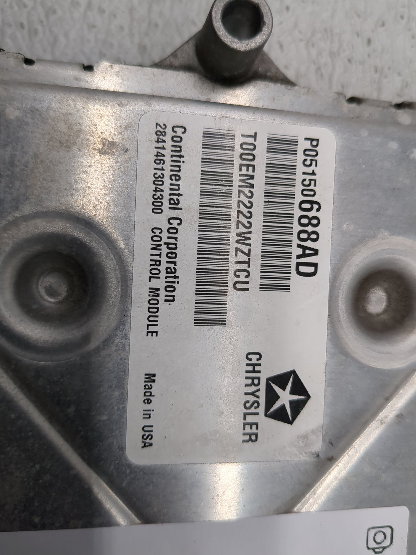 2013 Dodge Dart PCM Engine Control Computer ECU ECM PCU OEM P/N:P05150688AD Fits OEM Used Auto Parts - Oemusedautoparts1.com