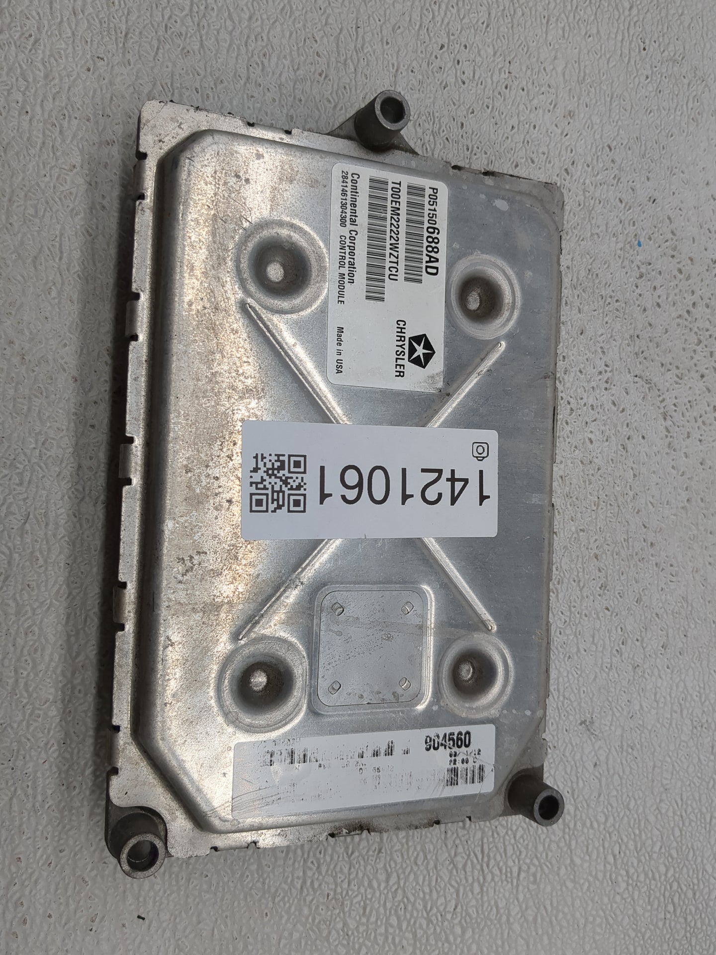 2013 Dodge Dart PCM Engine Control Computer ECU ECM PCU OEM P/N:P05150688AD Fits OEM Used Auto Parts - Oemusedautoparts1.com