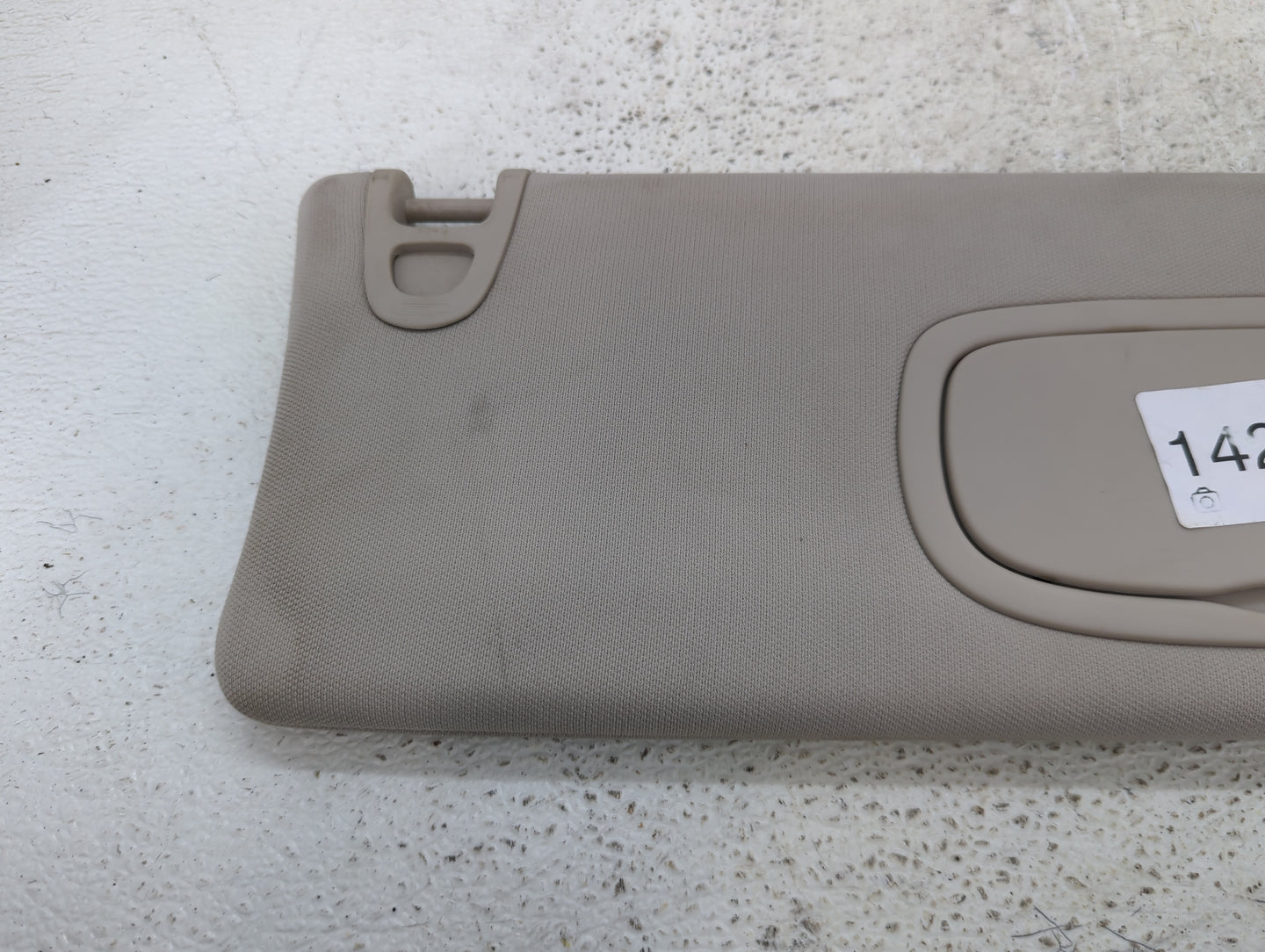 2013-2014 Dodge Dart Sun Visor Shade Replacement Passenger Right Mirror Fits Fits 2013 2014 OEM Used Auto Parts - Oemusedaut