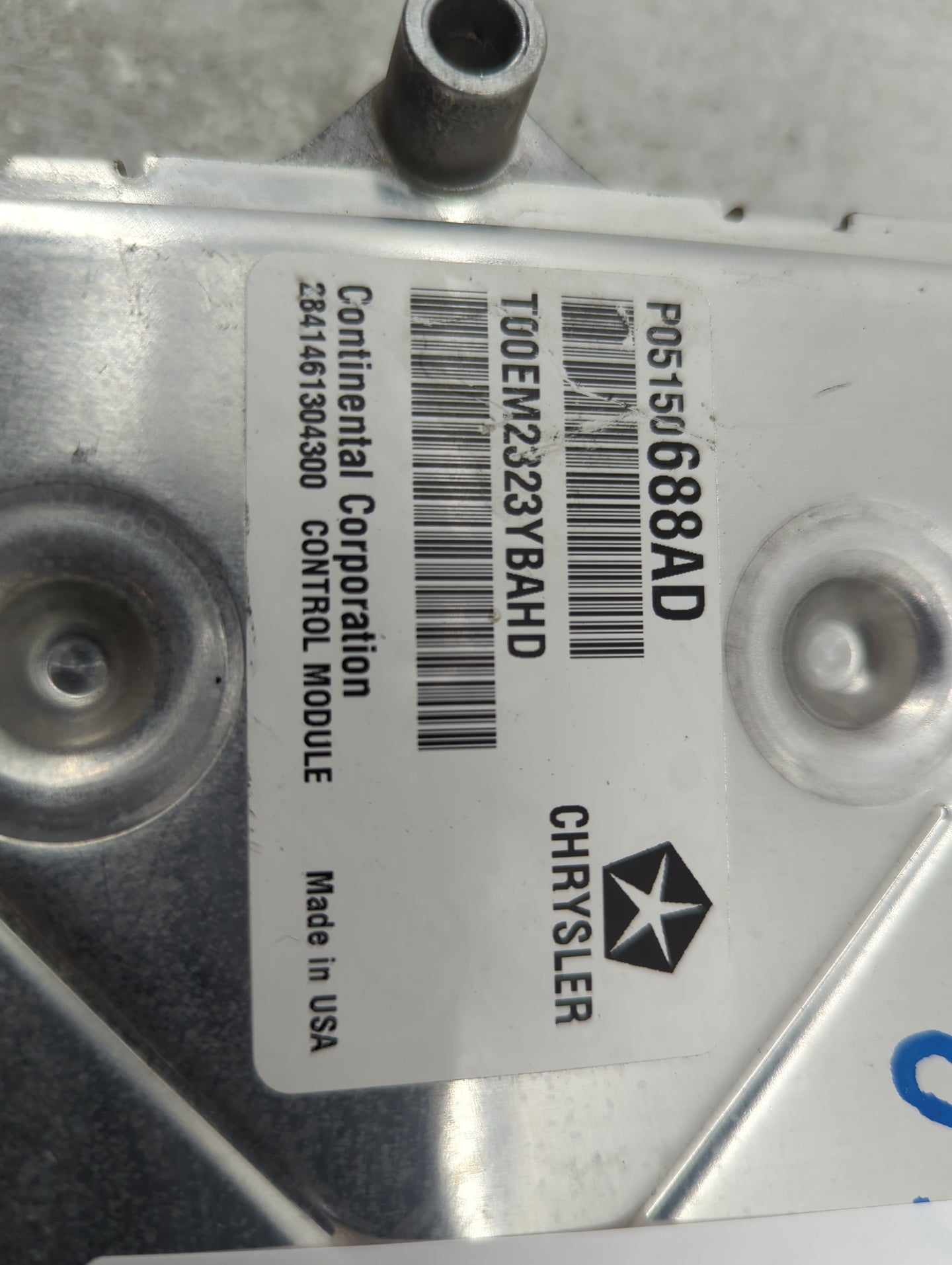 2013 Dodge Dart PCM Engine Control Computer ECU ECM PCU OEM P/N:P05150688AD Fits OEM Used Auto Parts - Oemusedautoparts1.com