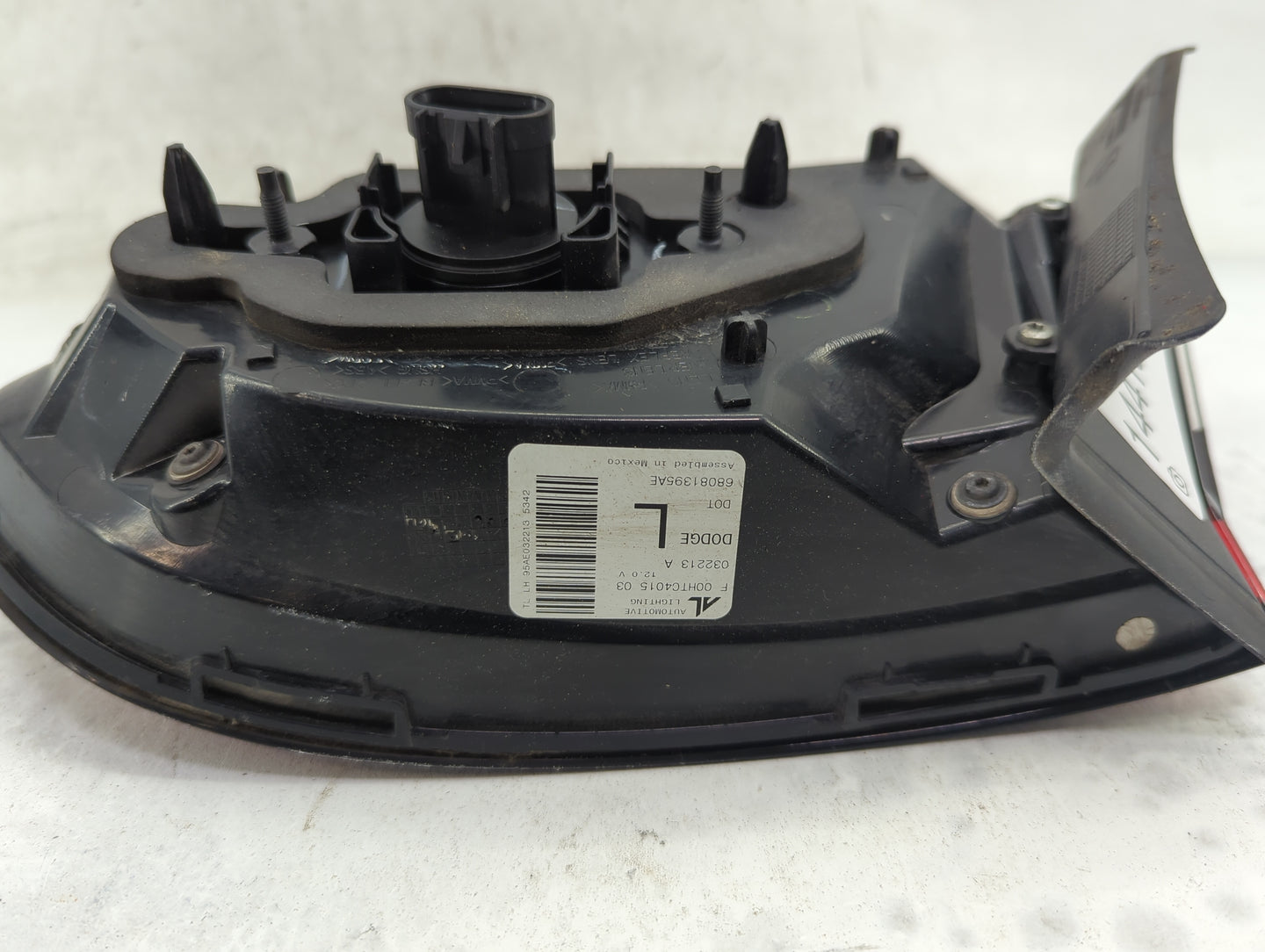 2013-2016 Dodge Dart Driver Left Side Deck Lid Mounted Tail Light Red - Oemusedautoparts1.com