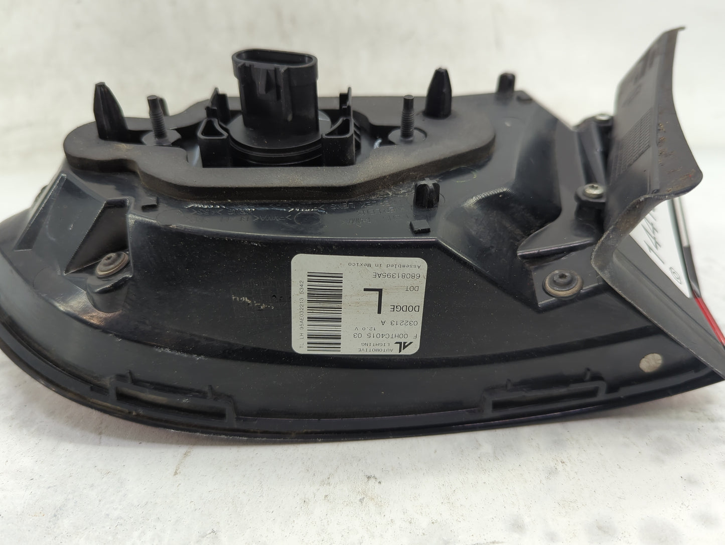 2013-2016 Dodge Dart Driver Left Side Deck Lid Mounted Tail Light Red - Oemusedautoparts1.com