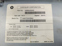2013-2014 Dodge Dart Radio AM FM Cd Player Receiver Replacement P/N:04692355AG Fits Fits 2013 2014 OEM Used Auto Parts - Oem