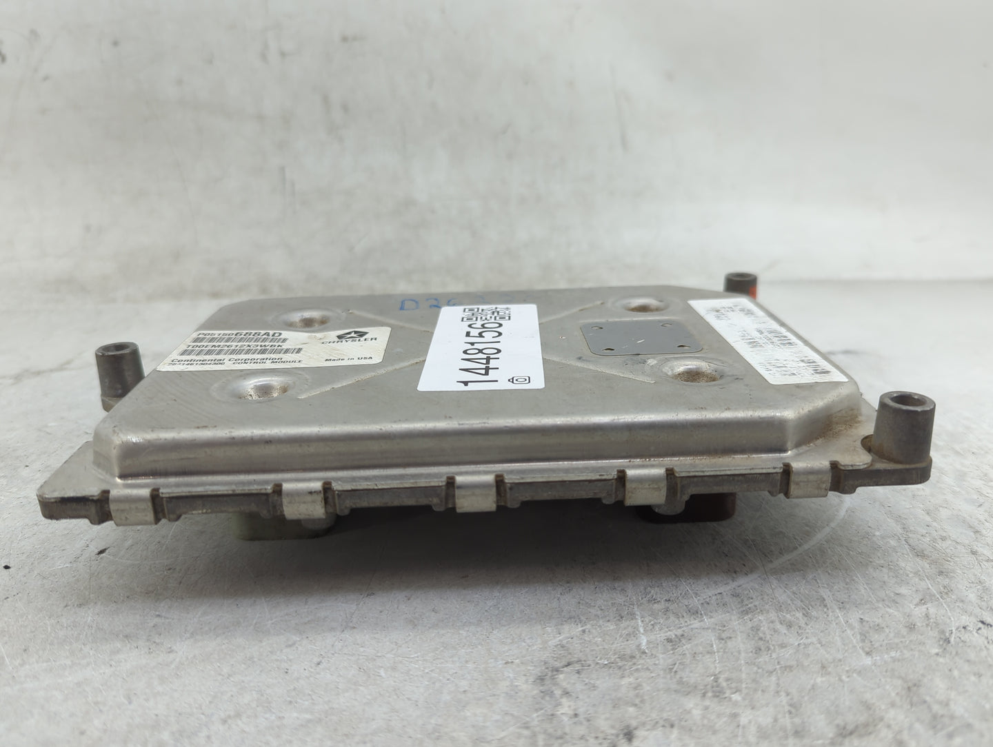 2013 Dodge Dart PCM Engine Control Computer ECU ECM PCU OEM P/N:P05150688AD T00EM2612X3WBK Fits OEM Used Auto Parts - Oemuse