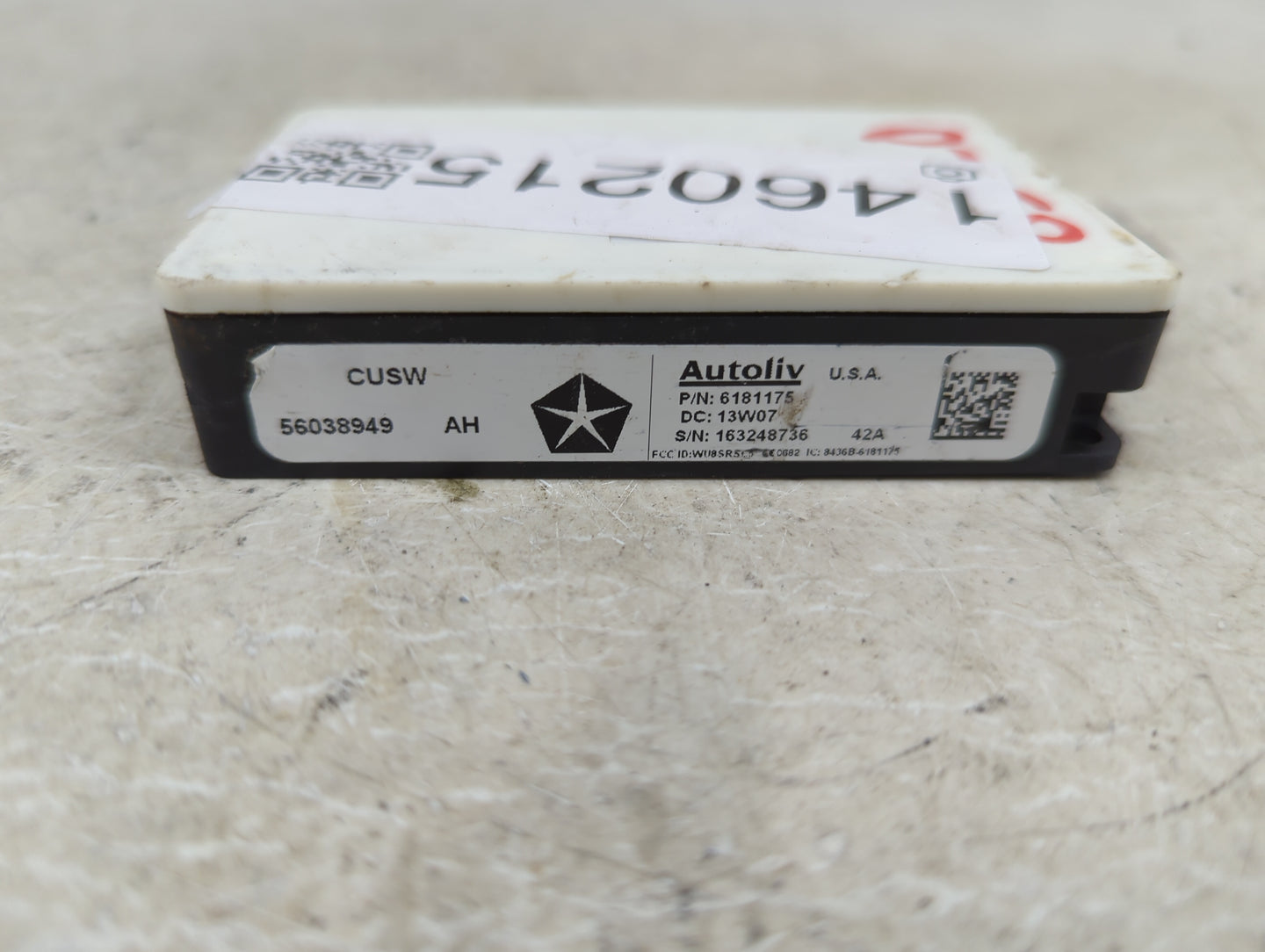 2013-2016 Dodge Dart Chassis Control Module Ccm Bcm Body Control 6181175 - Oemusedautoparts1.com
