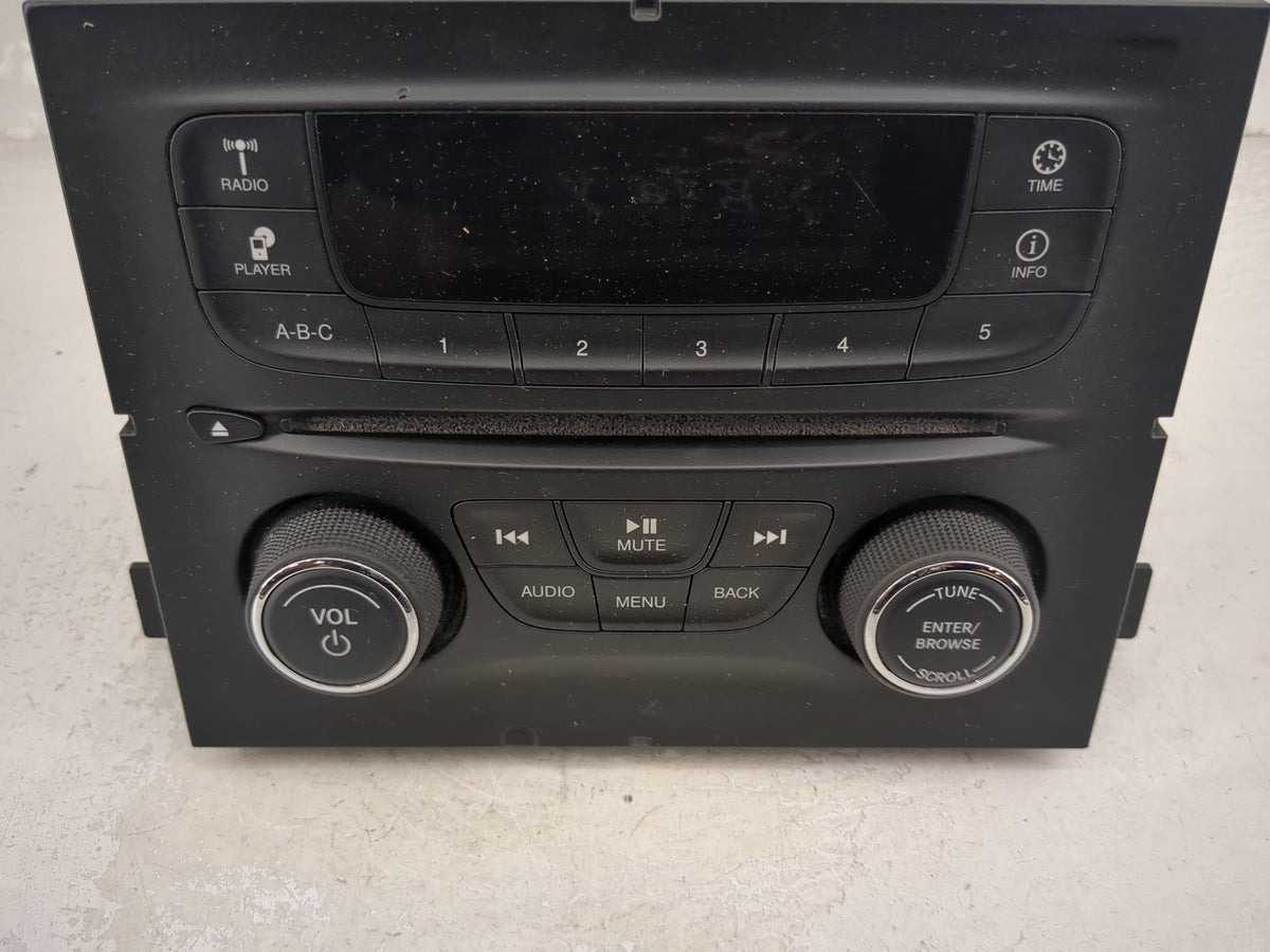 2013 Dodge Dart Radio AM FM Cd Player Receiver Replacement P/N:04692356AF Fits OEM Used Auto Parts - Oemusedautoparts1.com