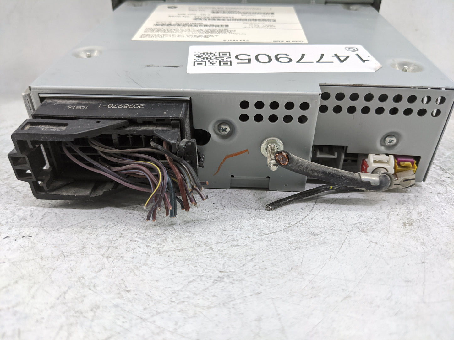 2013-2014 Dodge Dart Radio AM FM Cd Player Receiver Replacement P/N:04692356AJ 2098978-1 Fits Fits 2013 2014 OEM Used Auto P